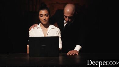 Deeper. Brooklyn Gray's Five Cock Bukkake Fantasy