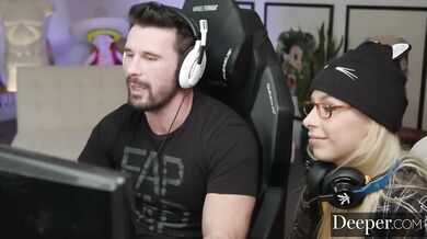 Deeper. Gamer Girl Carmen Caliente Plays A Different Game