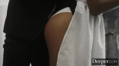 Deeper. Sexy Maid Autumn Falls Recevies an Unforgettable Bonus