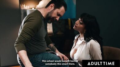 Naughty MILF Little Puck FISTED In The Office!