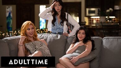 Lesbian Bully Jane Wilde Fucks Chloe Surreal & Stepmom