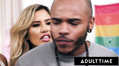 ADULT TIME - Hung Yoga Instructor Enjoys WILD REVERSE GANGBANG With 5 Horny MILFs & Another Student!