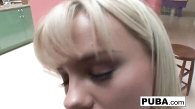 Pretty blonde Bree Olson has fun with a huge black cock