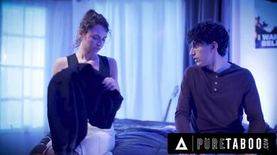 Teen Hazel Moore Caught with Stepdad's Dripping Creampie by Bff - the Party's...