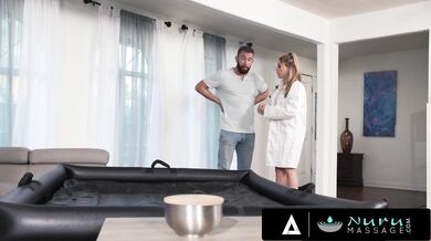 Sexy and Naughty Doctor Anna Claire Clouds Fucks His Client for His Own Good