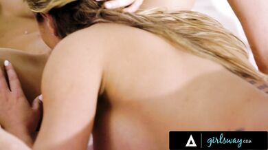 Wet & Sore Ella Reese Seduced by Kenna James’ Sensual Massage