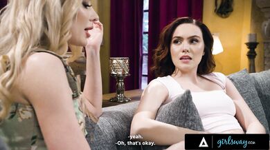 College Babes Haley Reed & Freya Parker Delightfully Taste Each Other's