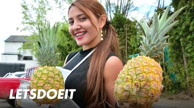 Latina Has Her Big Ass Filled With Cock - LETSDOEIT