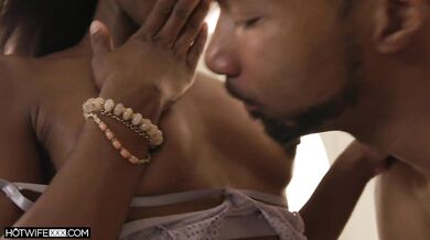 HOTWIFE XXX - Ebony Wife Gets Cuckold BBC and Huge Facial (Amari Anne)