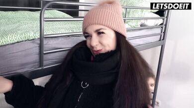 Big Ass Oxana Chic Fucks Cheating Husband In Hostel Room - HORNY HOSTEL